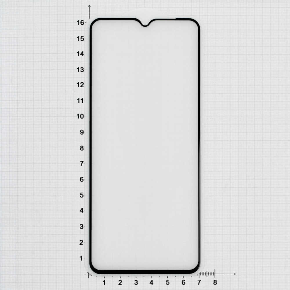 Szkło hartowane Mocolo TG + Full Glue dla Xiaomi Redmi A3, z czarną ramką.